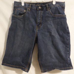 AD 1970 Quality Denim, size 34, cotton / spandex blend, denim shorts, GUC
